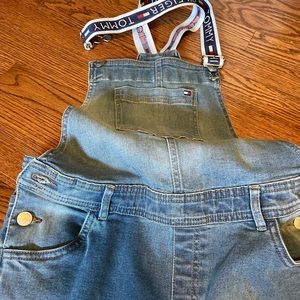 Tommy Hilfiger denim overalls size girls L